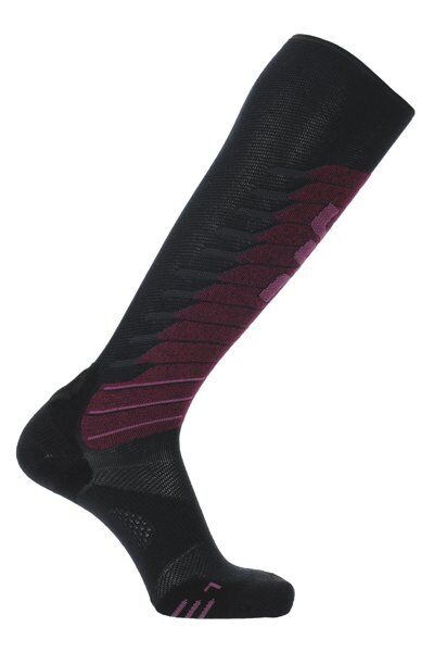 Uyn Ski One Biotech - calze da sci - donna Black/Purple 39/40