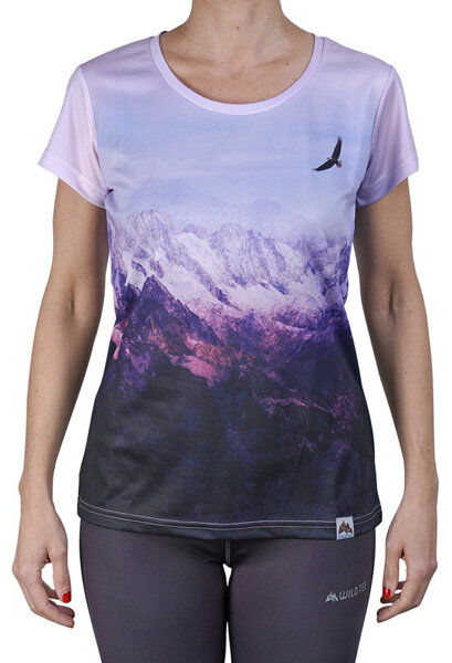 Tee Aiguille du Midi W - maglia trail running - donna Purple/Blue M