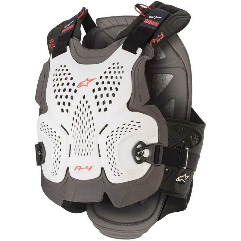 ALPINESTARS - Protezioni A-4 Max Bianco / Anthracite / Rosso 2043 Grigio,Rosso,Bianco XS/S