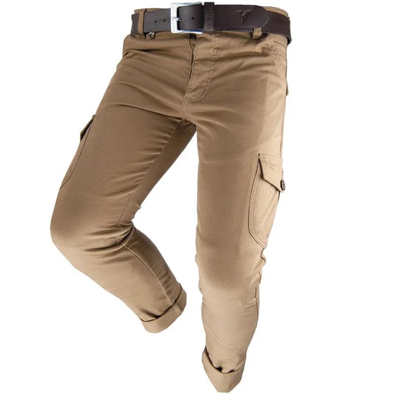 BY CITY - Pantaloni Mixed II Beige Marrone 28