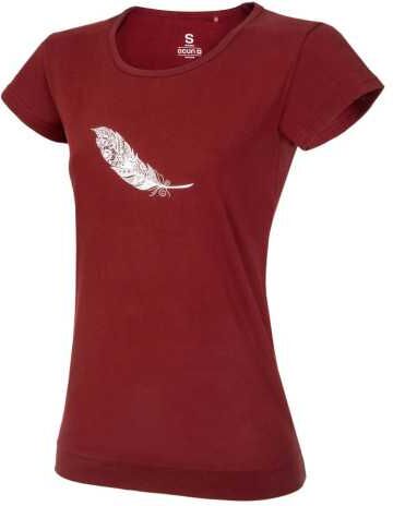 OCUN Intimo / t-shirt classic t organic feather, t-shirt donna wine syrah xs