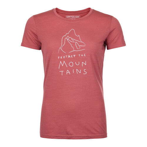 Ortovox Intimo / t-shirt 150 cool mtn protector, t-shirt donna wild rose xs