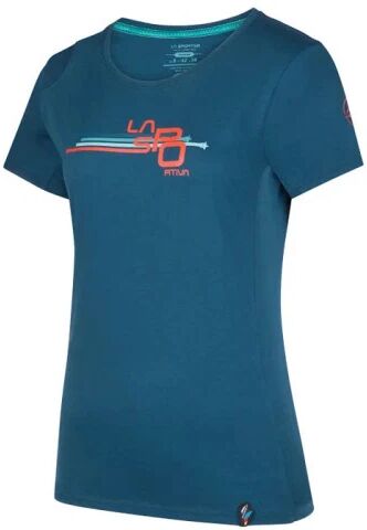 La Sportiva Intimo / t-shirt stripe cube, t-shirt donna storm blue xs