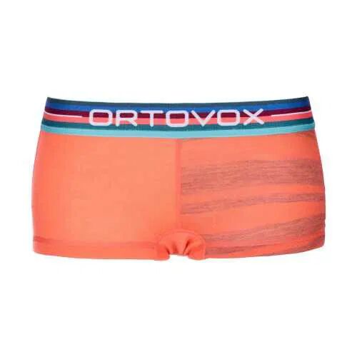 Ortovox Intimo / t-shirt 185 rock'n'wool hot pants w coral coral m