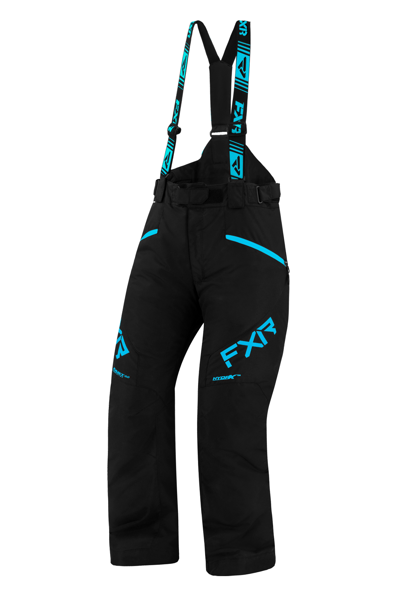 FXR Pantaloni Snow Donna  Fresh Nero-Blu Cielo