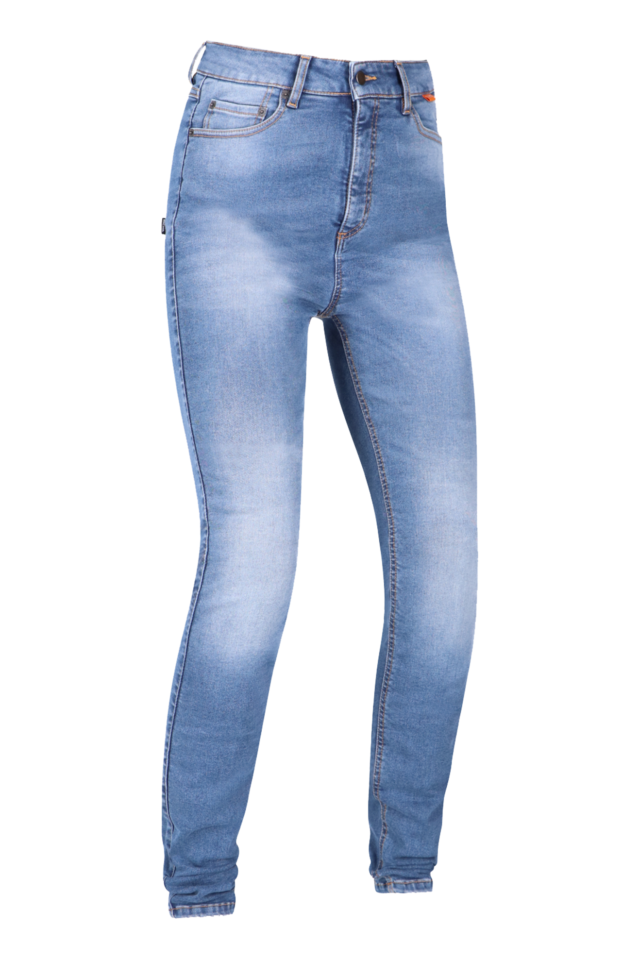 Richa Jeans Moto Donna  Second Skin Corti Slavati Blu