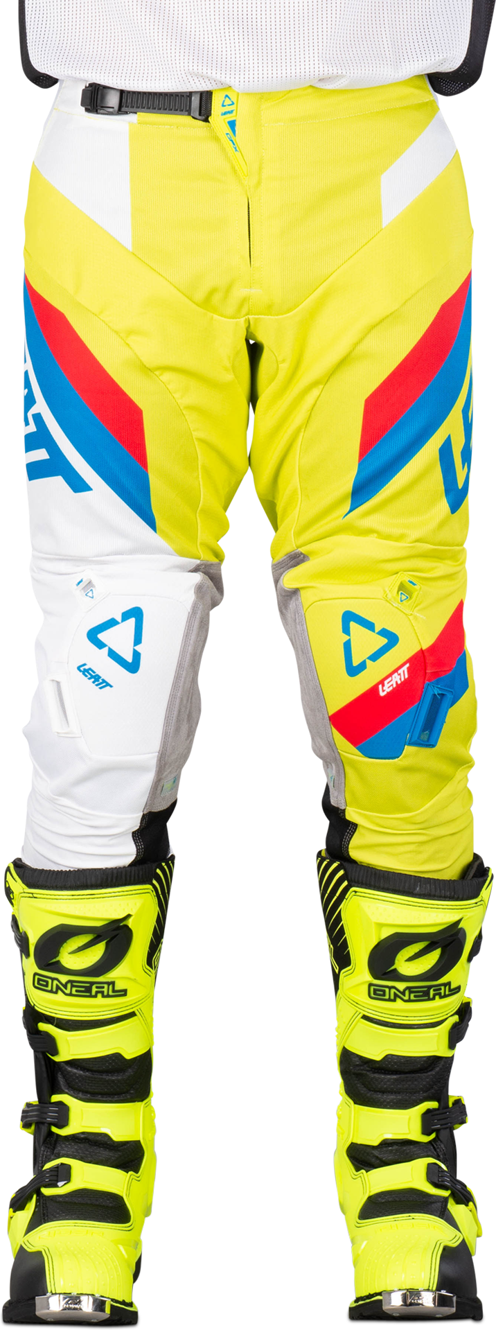 Leatt Pantaloni Cross  GPX 5.5 Lime-Bianco