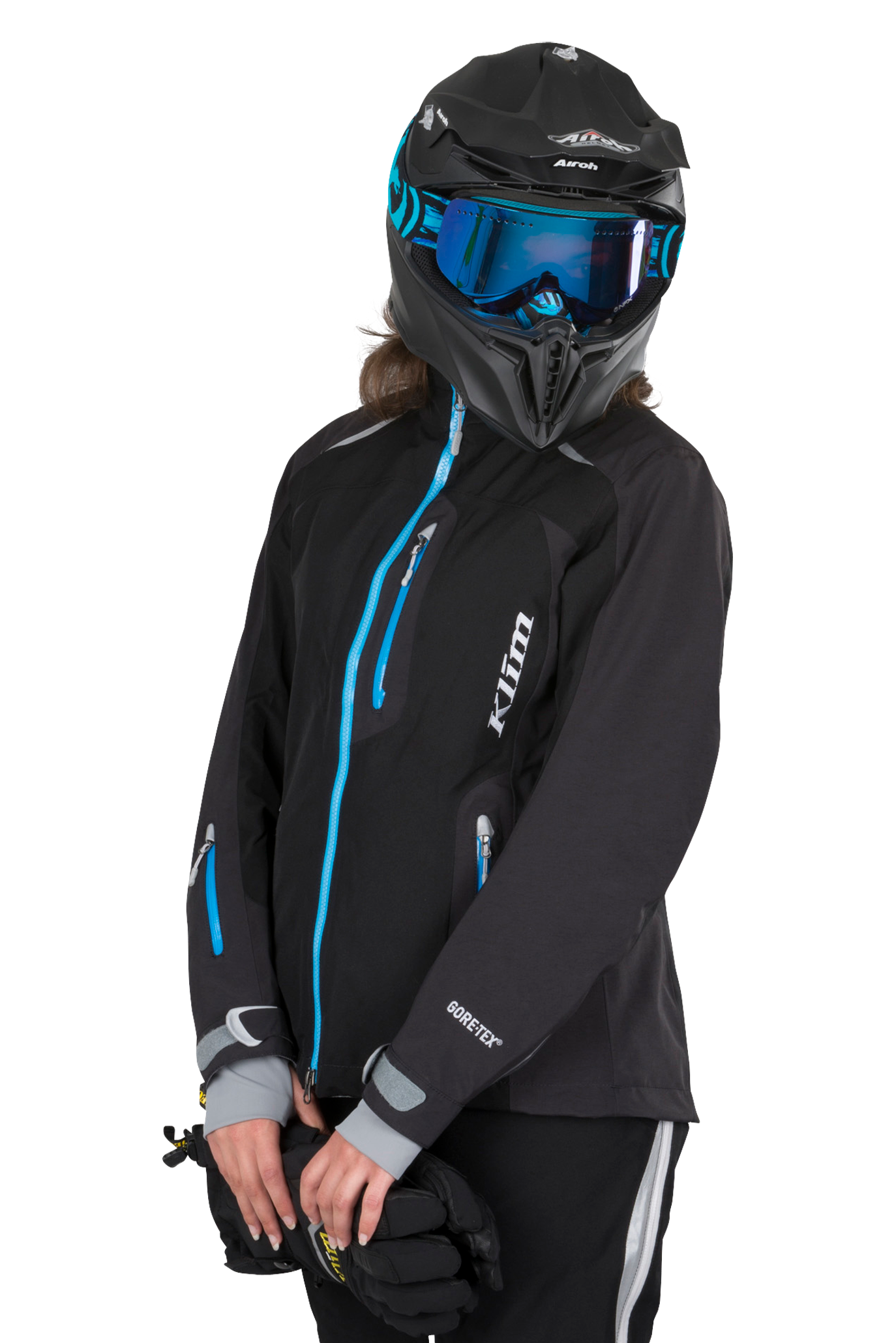 KLIM Giacca Donna  Alpine Parka Nero-Blu