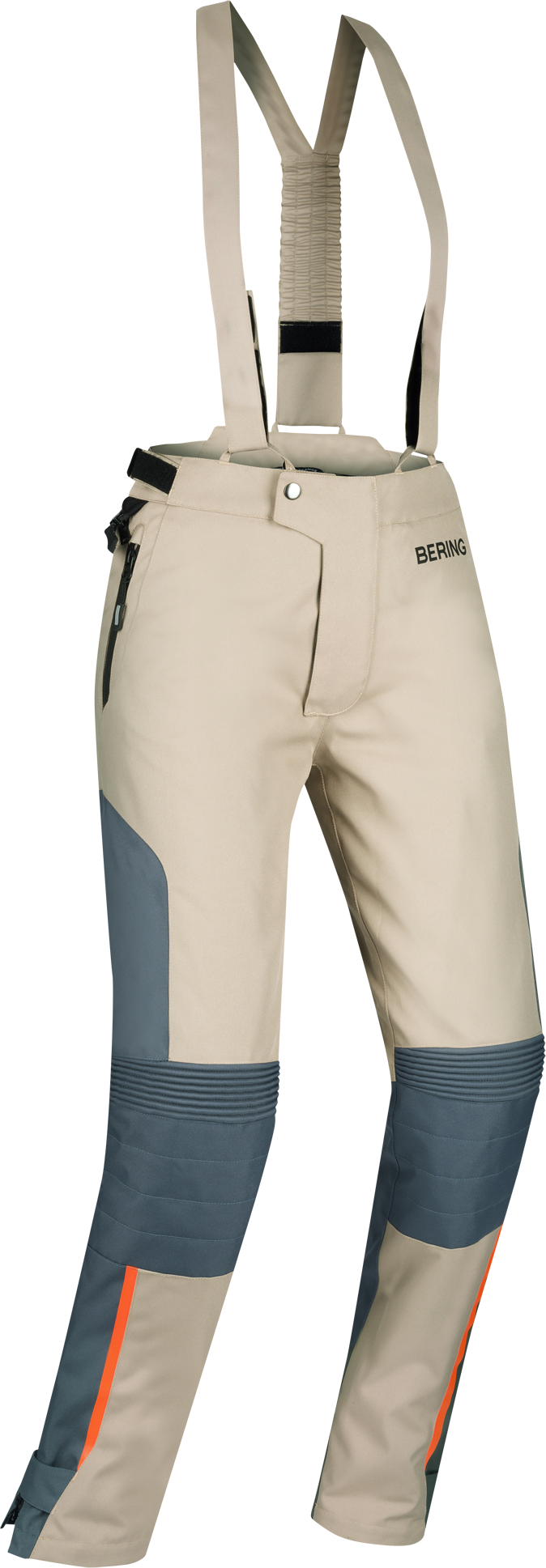 Bering Pantaloni Moto Donna  Siberia Beige-Grigio-Arancio