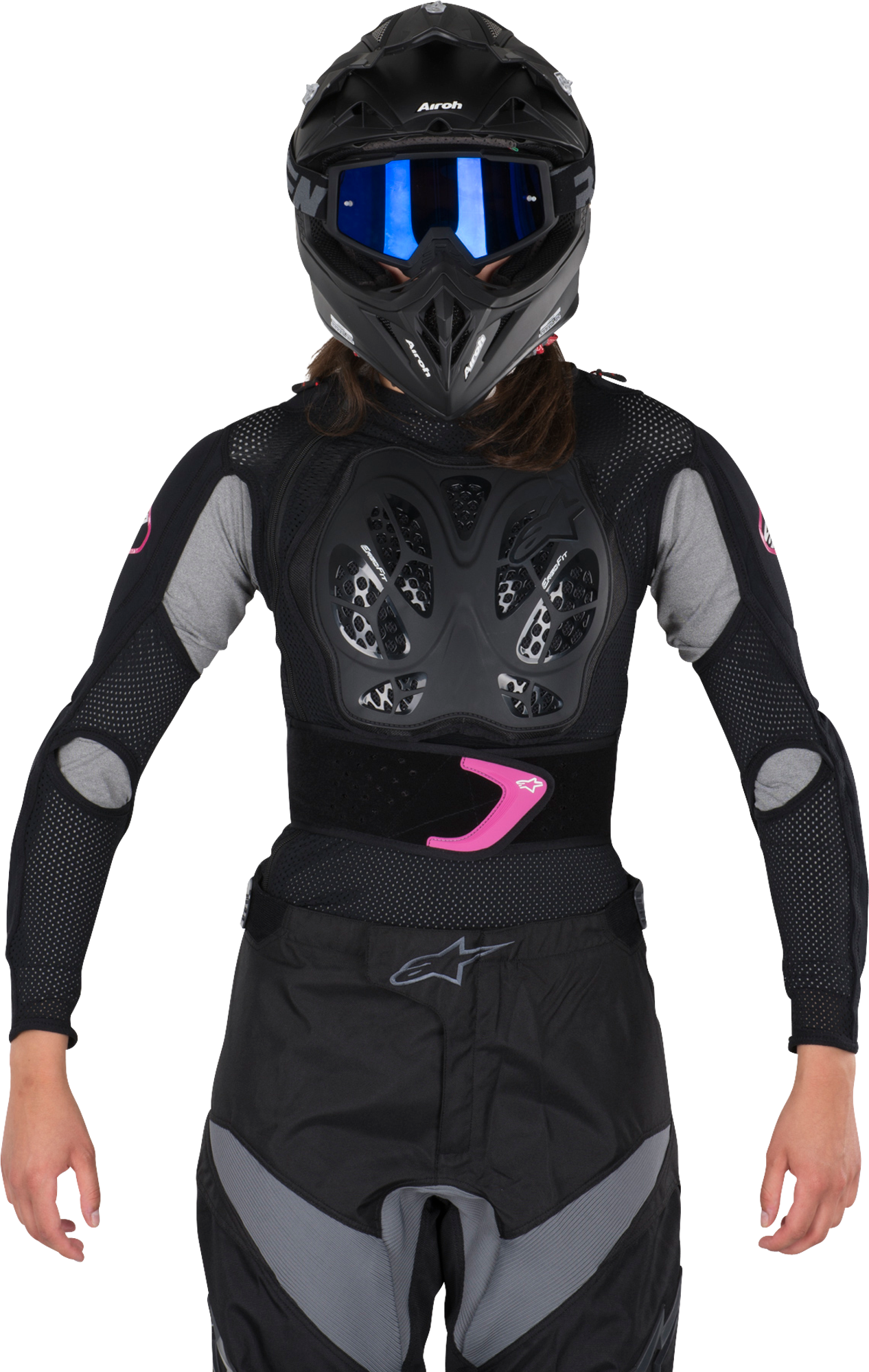 Alpinestars Giacca protettiva Donna  Bionic Nero-Viola