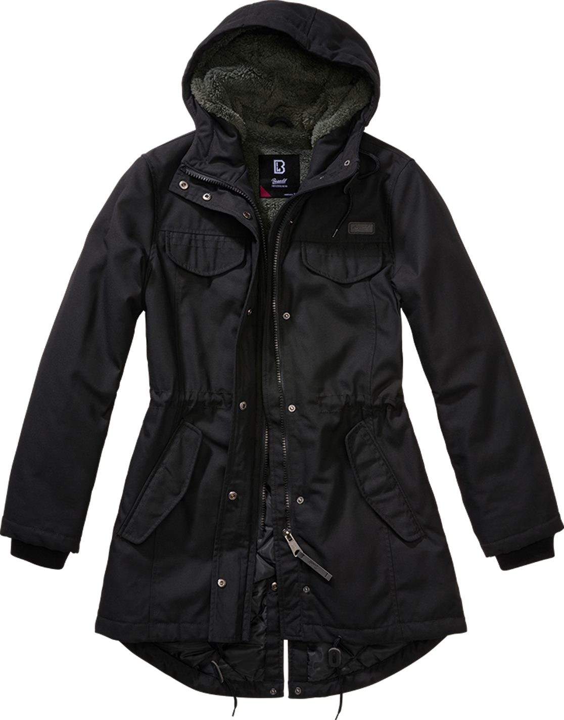 Brandit Giacca Donna  Marsh Lake Parka Nera