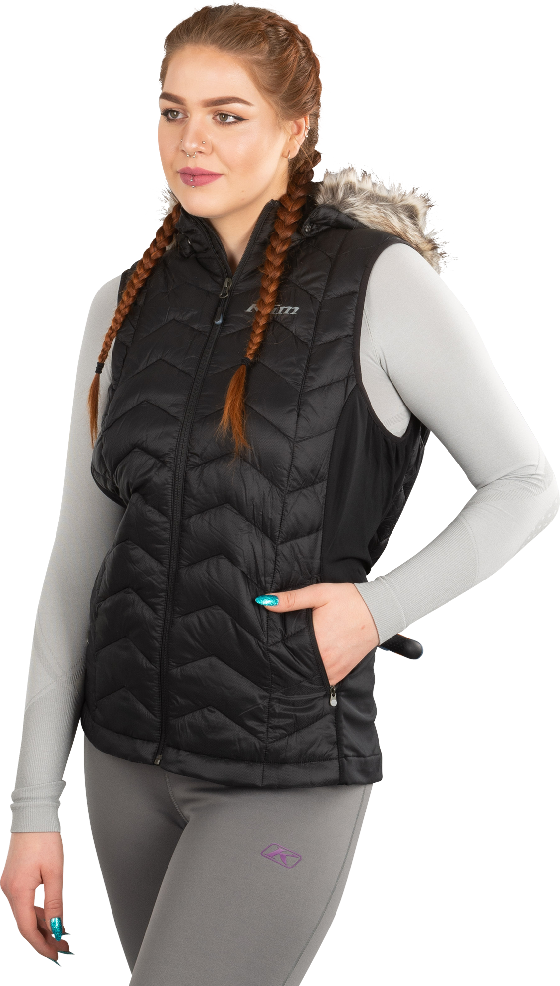 KLIM Gilet Donna  Arise Nero