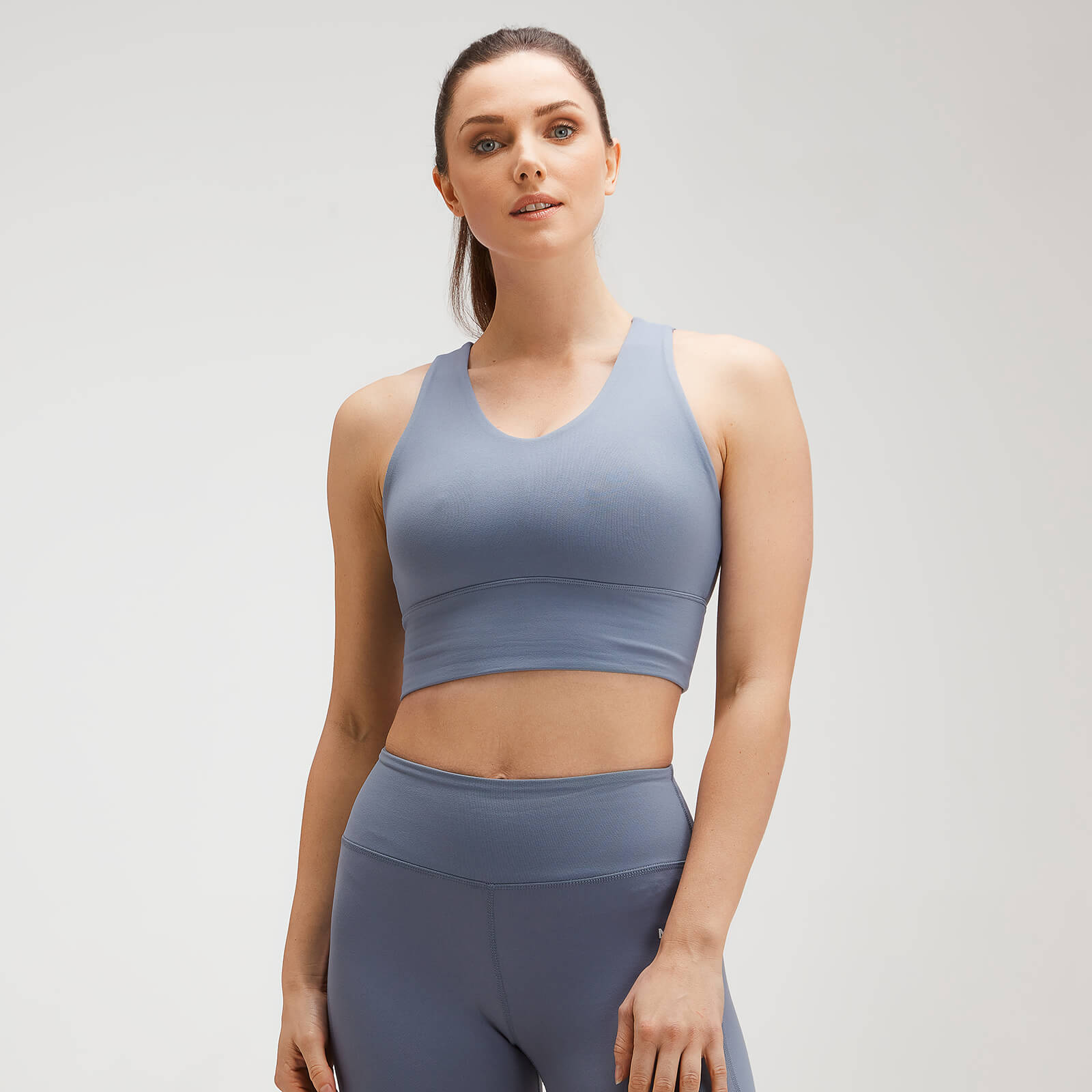 Mp Women's Power Longline Sports Bra - Galaxy - S