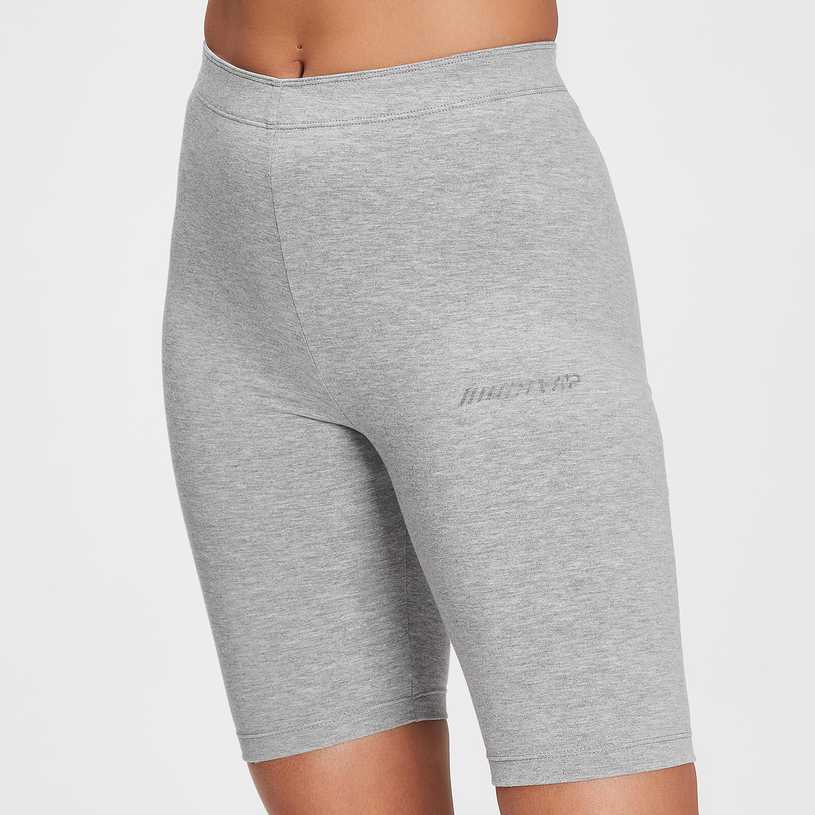 Mp Women's Tonal Graphic Cycling Shorts - Grey Marl - L