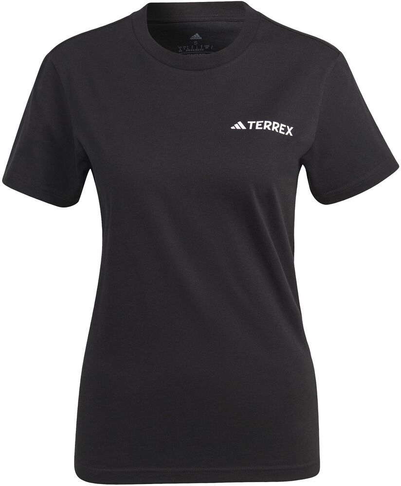 adidas T-Shirt Terrex Graphic Mtn - Donna - 2xs;xs - Nero