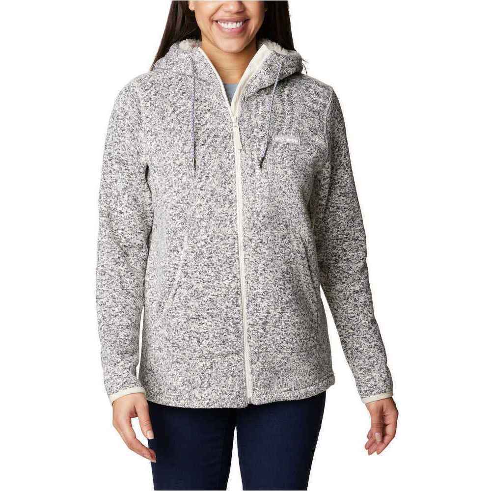 Columbia Sweater Weather Sherpa Full Zip - Donna - M;s - Bianco