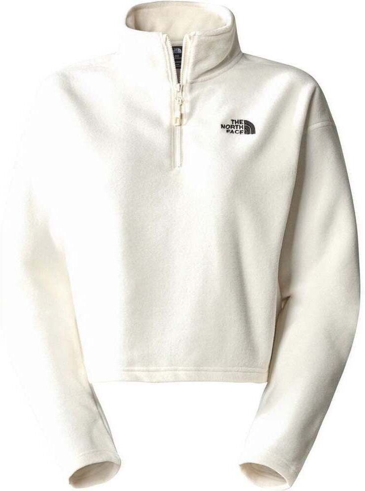 The North Face W 100 Glacier Cropped - Donna - L;xl - Bianco