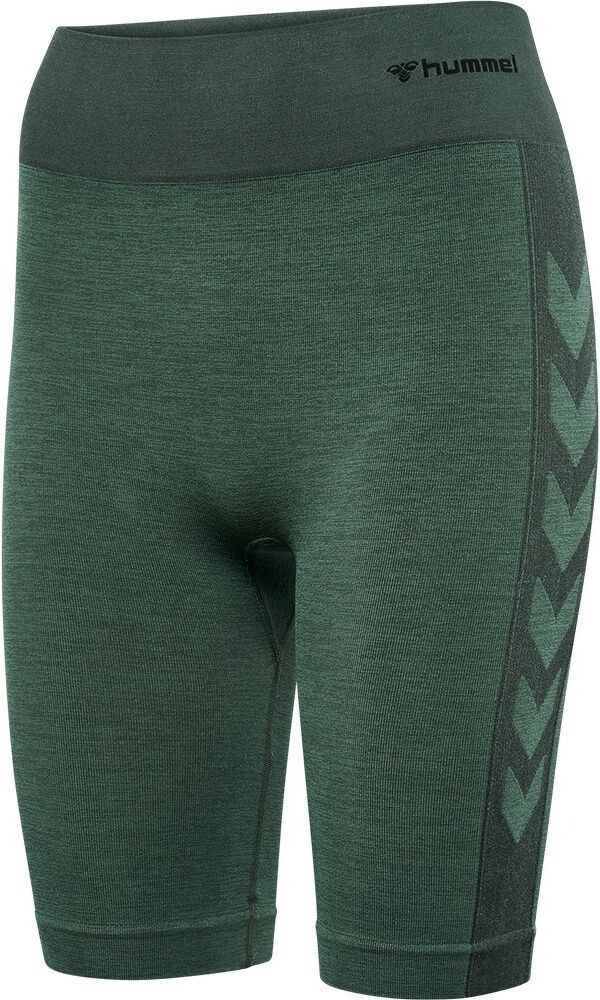 Hummel Hmlclea Seamless Cycling Pantaloncini - Donna - S;xl;xs - Verde