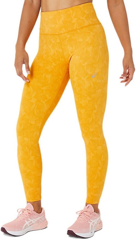 Asics Runkoyo Jacquard Tight - Donna - L;xl - Giallo