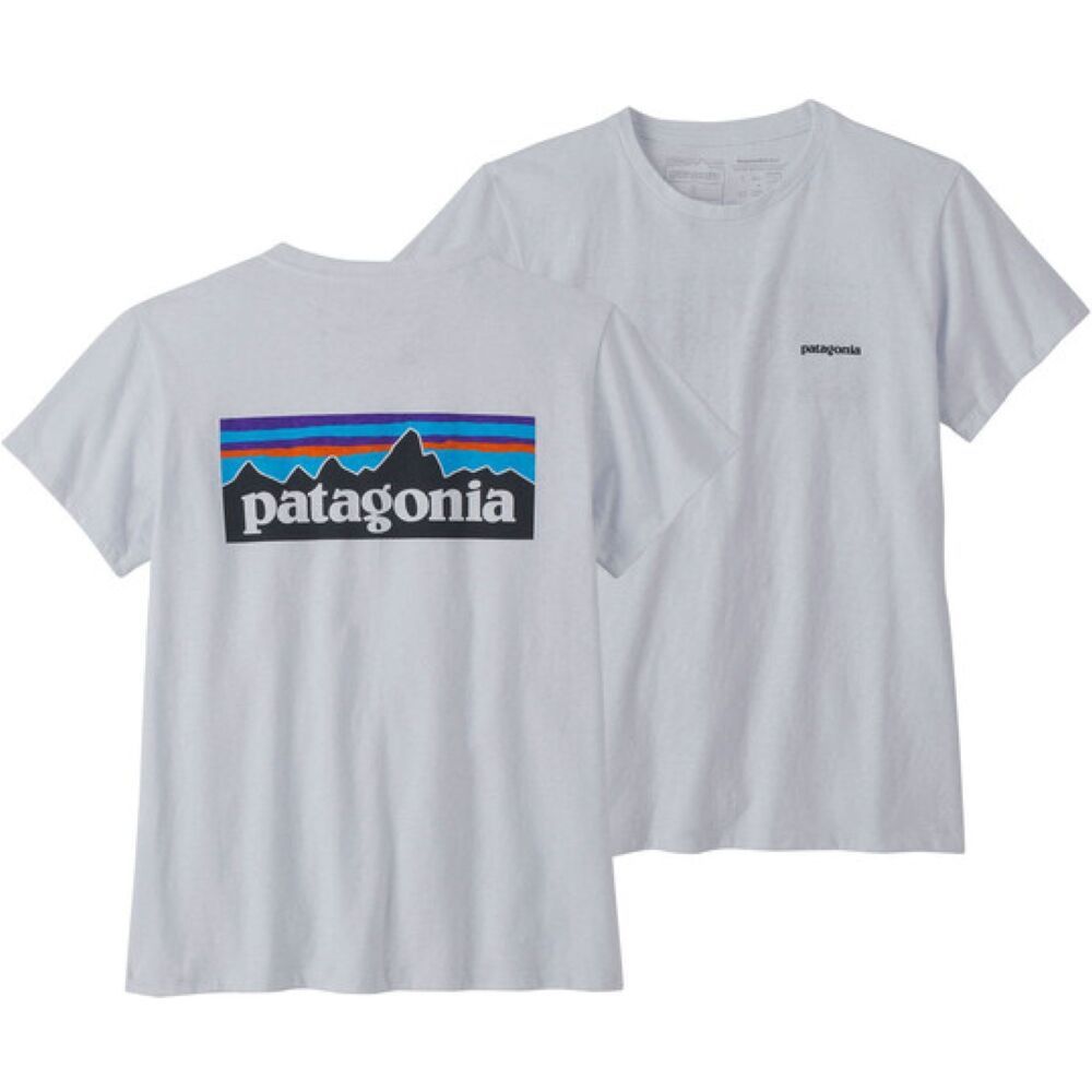 Patagonia T-Shirt P 6 Logo Responsibili White - Donna - M;s - Bianco