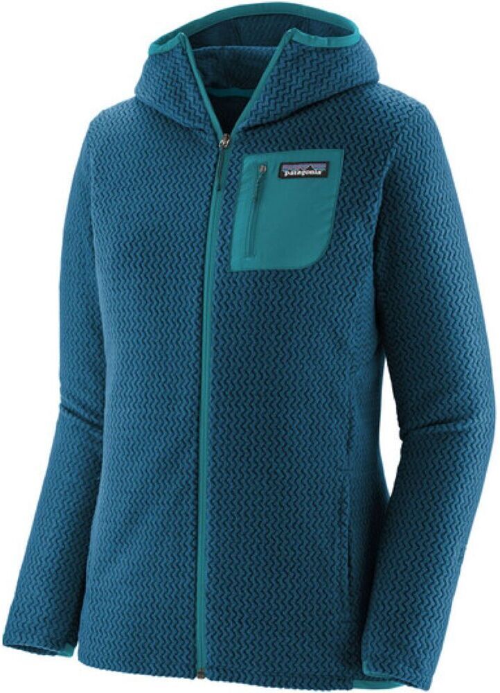 Patagonia Pull R1 Air Full Zip Hoody Lagom - Donna - L;m - Blu