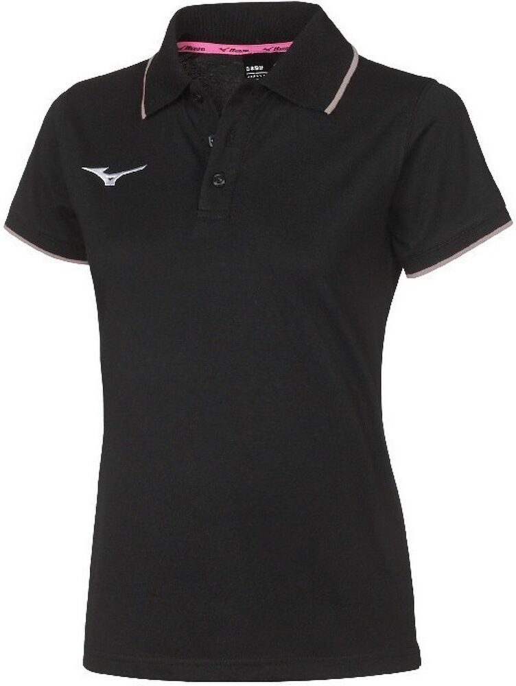 Mizuno Polo Team Wos - Donna - L;xl;2xl;m;s;xs - Nero