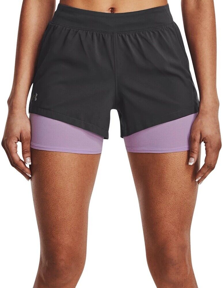 Under Armour Iso-Chill Run 2-In-1 Shorts - Donna - Xs;l;xl;s - Indefinito