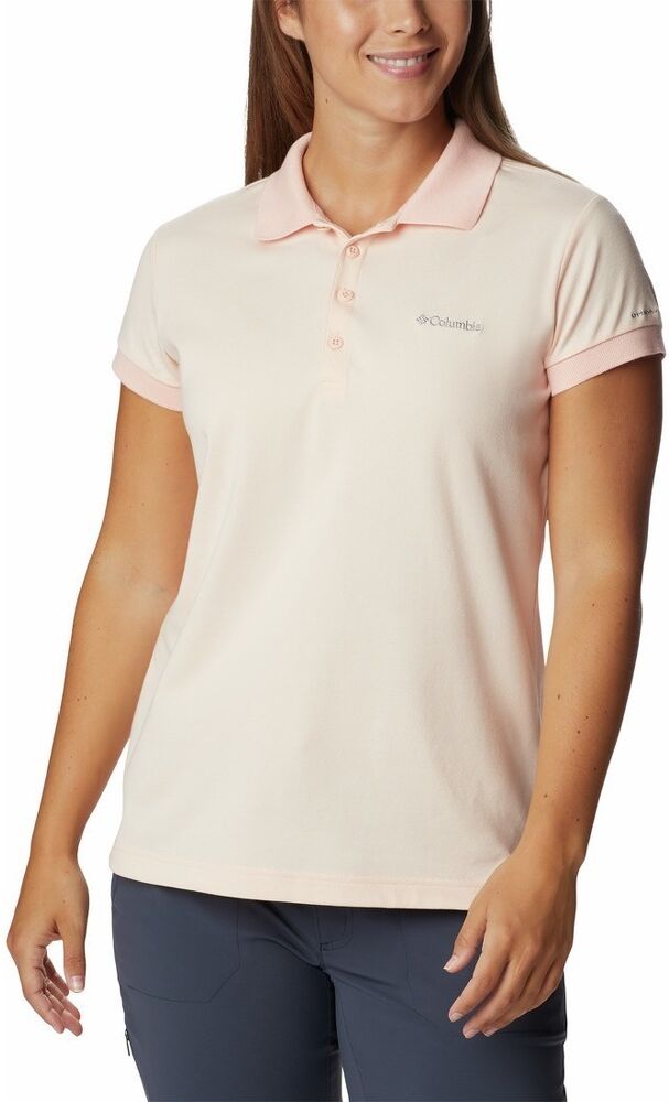 Columbia Lakesida Trail Solid Pique Polo - Donna - M;l - Nero