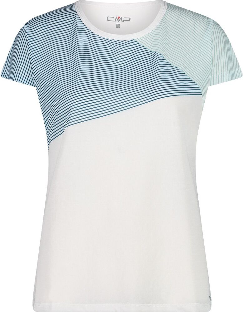 Cmp T-Shirt A Rayures - Donna - 2xs;xl - Bianco