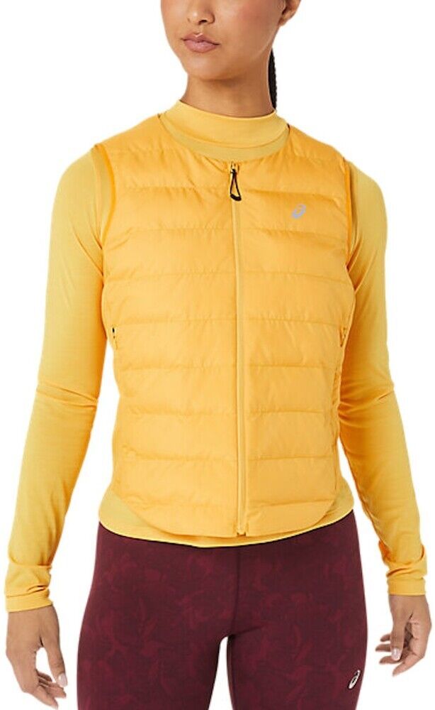 Asics Runkoyo Padded Vest - Donna - Xl;l - Giallo