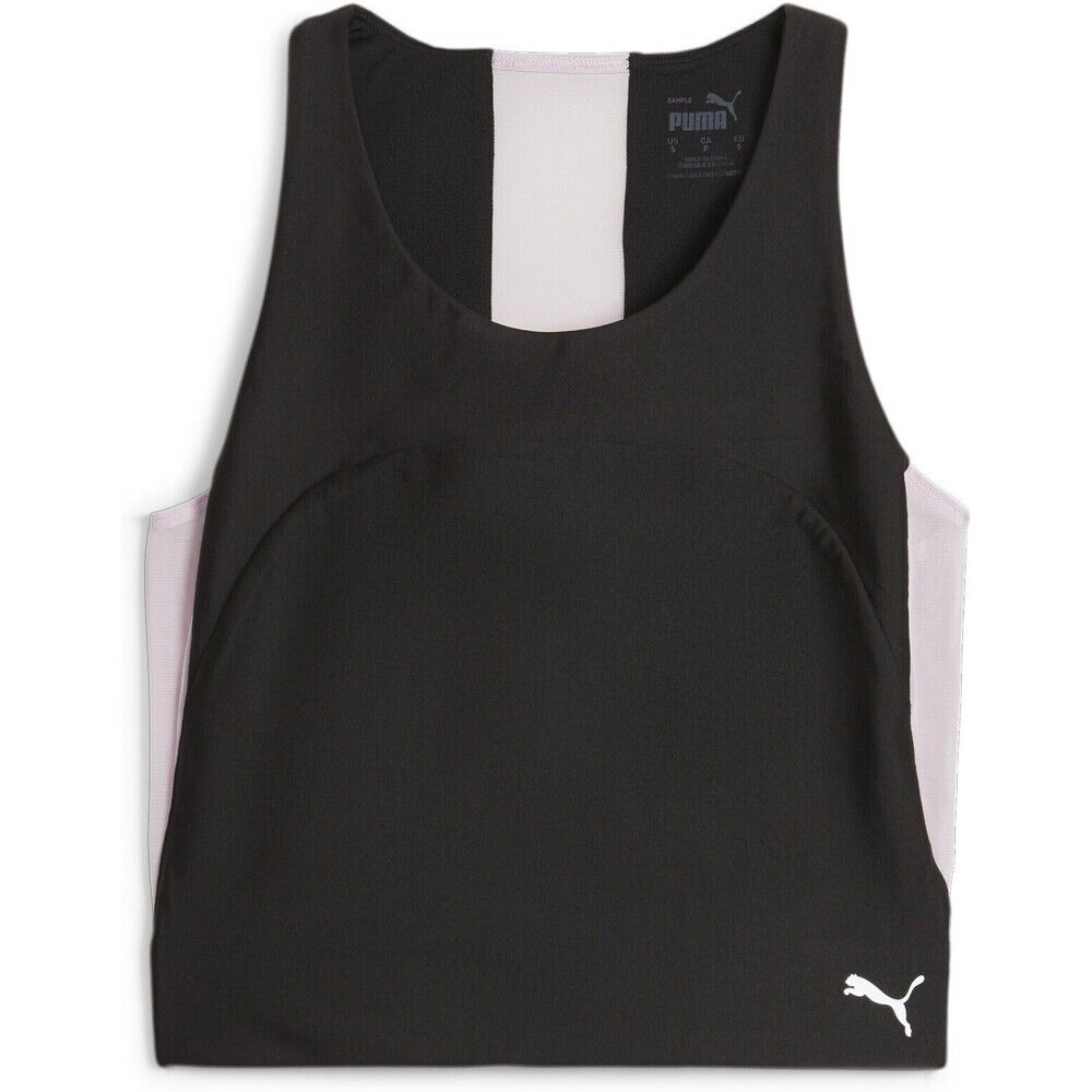 Puma Canotta Crop Run Ultraform - Donna - Xs;s;m;l - Nero