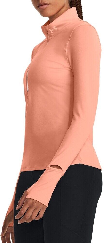 Under Armour Ua Qualifier Run 1/2 Zip - Donna - S;xs;l;m;xl - Rosa