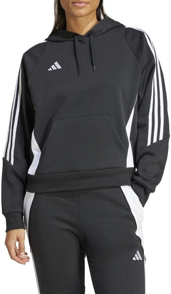 adidas Felpa Con Cappuccio De Tuta Tiro 24 - Donna - Xs;xl;m;s;2xl;2xs;l - Nero