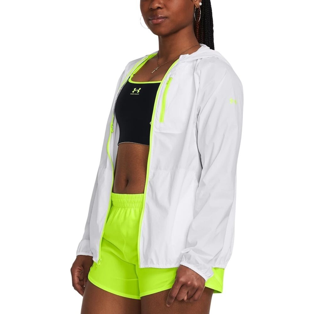 Under Armour Launch Lightweight Giacca - Donna - L;xl;s;m - Bianco