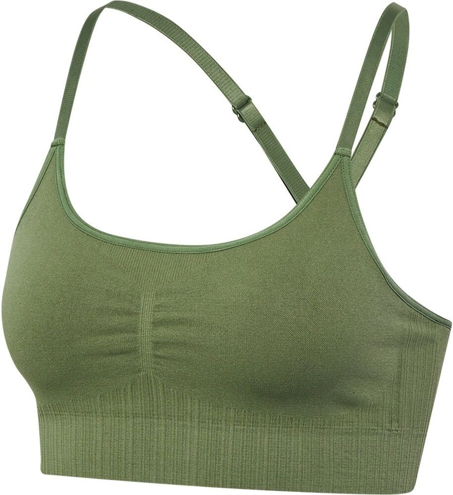 Hummel Hmlmt Define Seamless Padded Bra - Donna - Xl;l;m - Verde