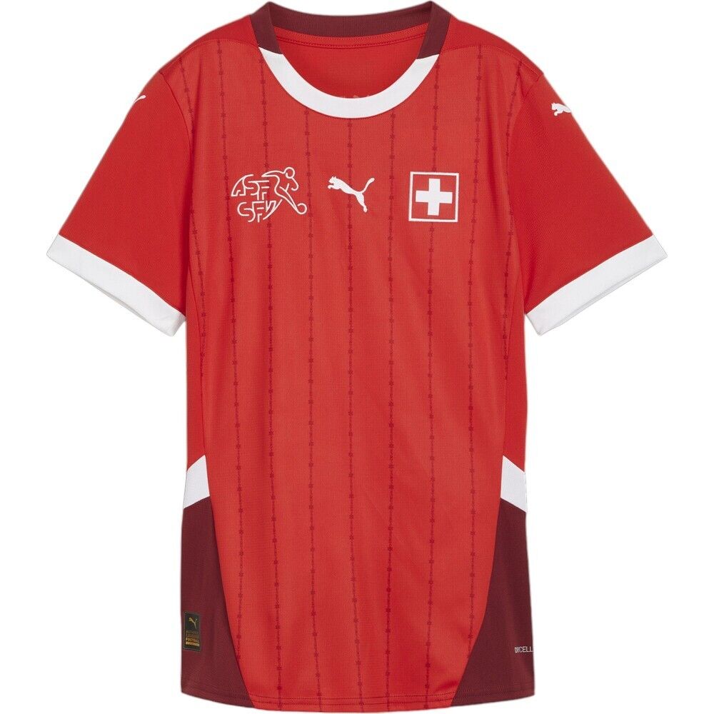 Puma Maglia Home Svizzera 2024 - Donna - Xs;s;xl;m - Rosso