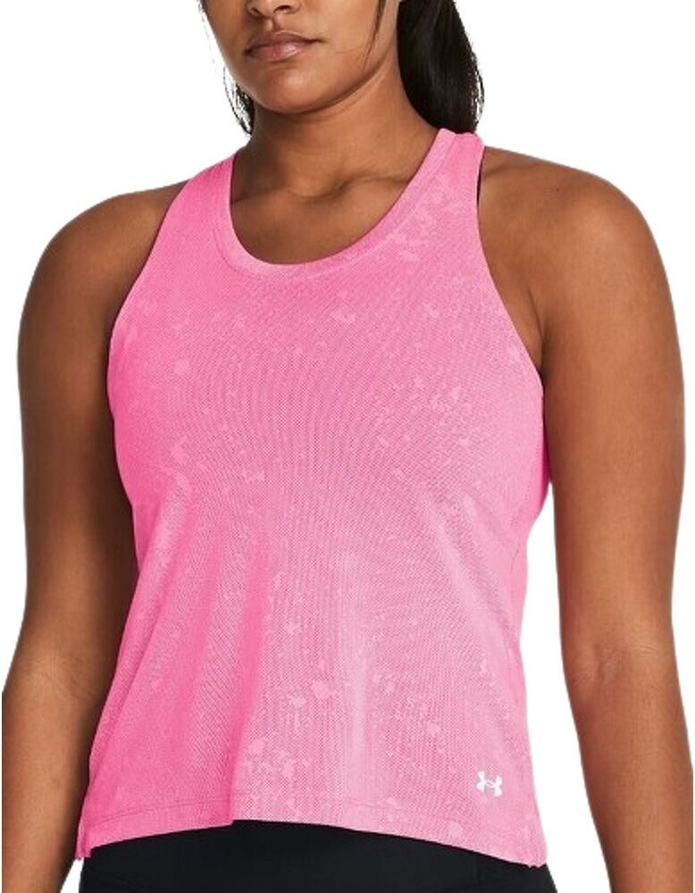 Under Armour Ua Launch Splatter Singlet Pnk - Donna - Xs;l;s;m - Rosa