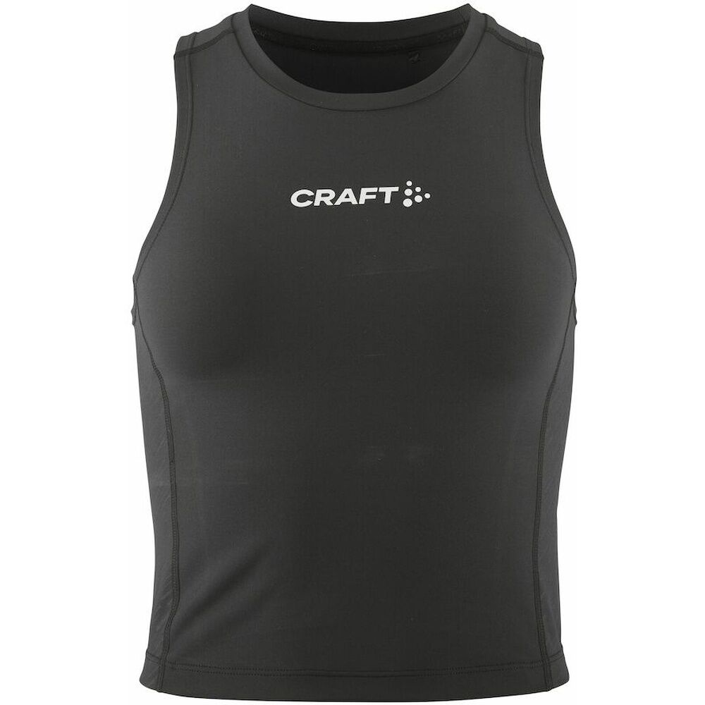 Craft Rush 2.0 Crop Singlet - Donna - 3;4;5;6;7;8 - Nero