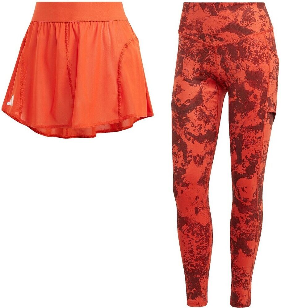 adidas Leggings da tennis Paris Two-in-One - Adulto - S;m - Rosso