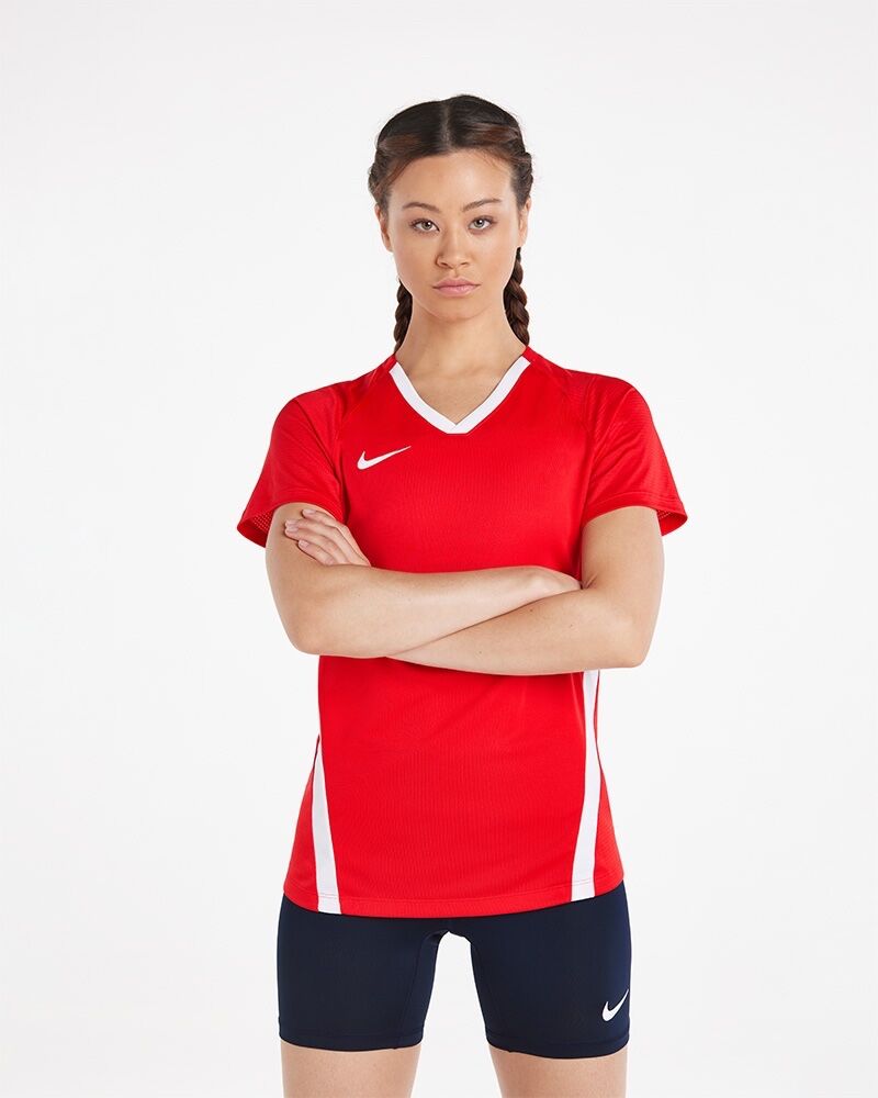 Nike Maglia Team Spike Rosso per Donne 0902NZ-657 L