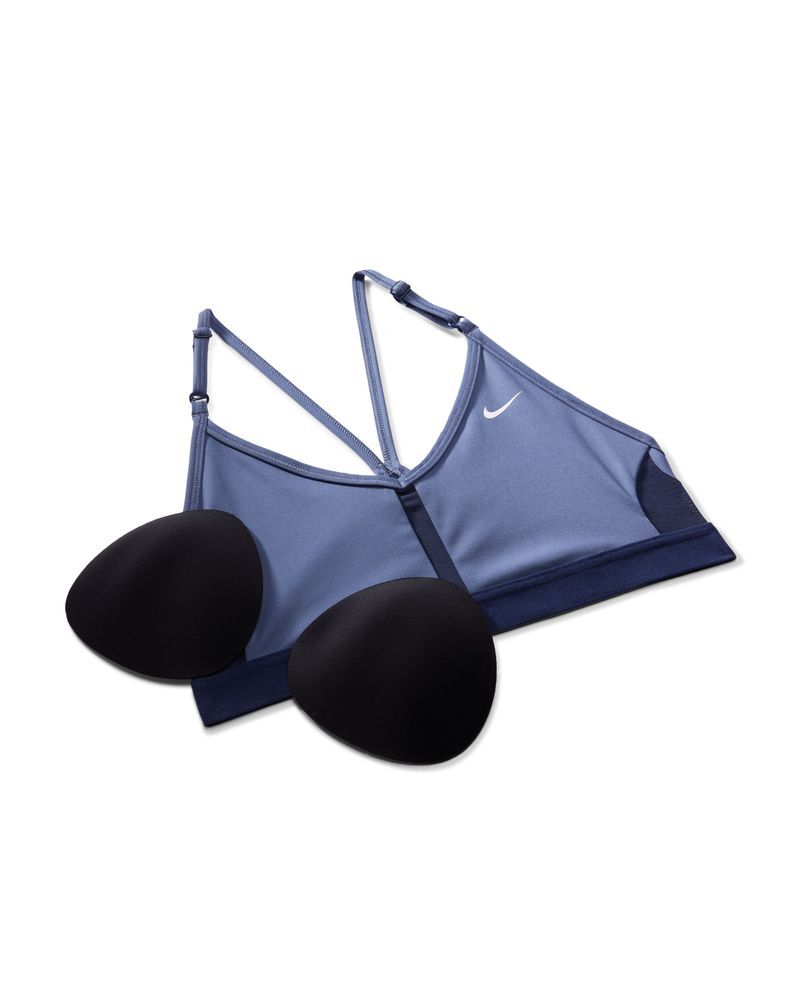 Nike Reggiseno sportivo Indy Blu Navy Azzurro per Donne CZ4456-491 M