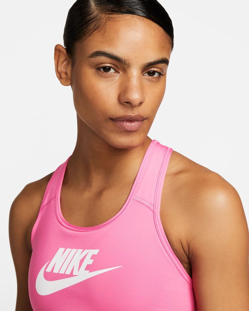 Nike Reggiseno sportivo Swoosh Rosa per Donne DM0579-684 XS