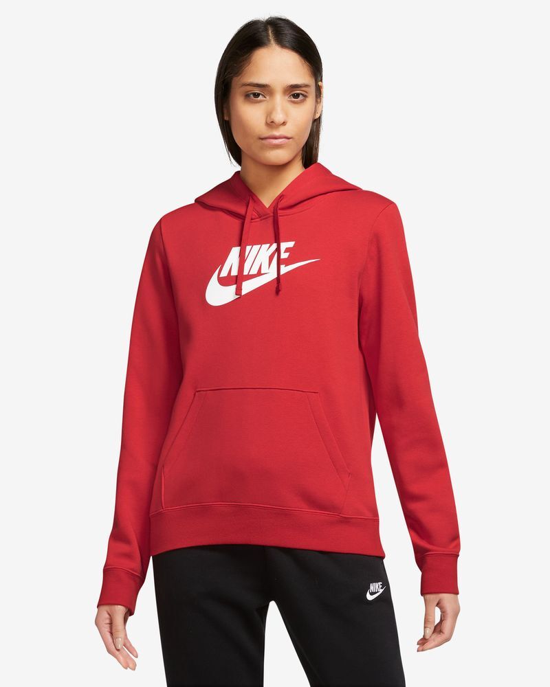 Nike Felpa con cappuccio Sportswear Rosso Donne DQ5775-657 XS