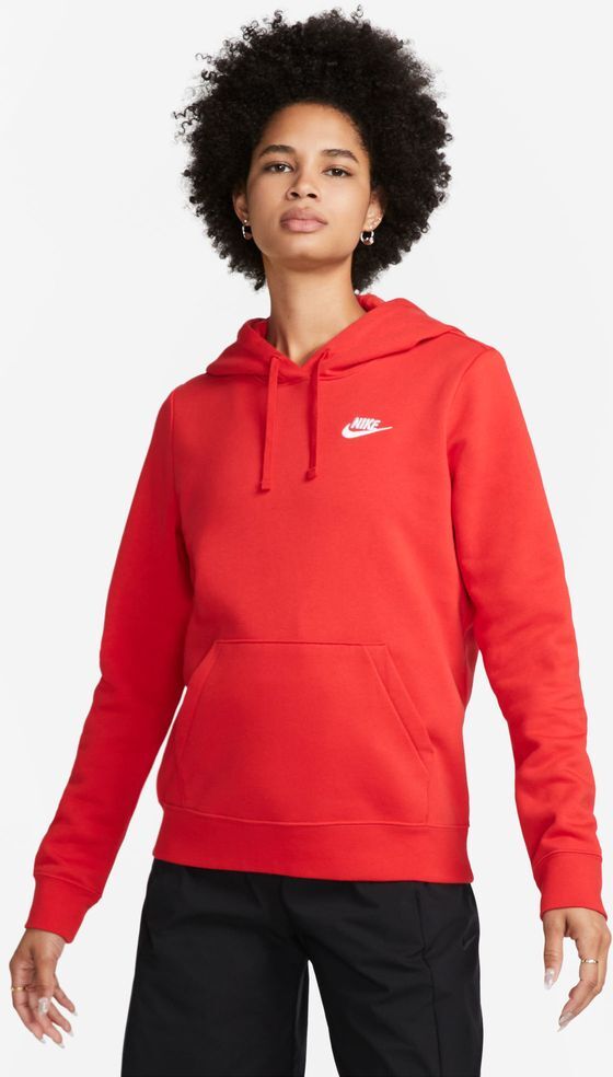 Nike Felpa con cappuccio Sportswear Club Fleece Rosso Donne DQ5793-657 L