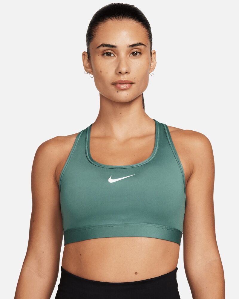 Nike Brassière Swoosh Medium Support padded pour Femme Couleur : Bicoastal/White Taille : XS XS