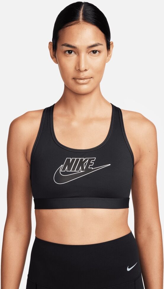 Nike Reggiseno Swoosh Nero Donne FB4080-010 S