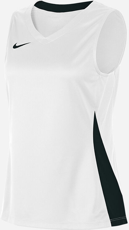 Nike Maglia da basket Team Bianco e Nero Donne NT0211-100 L