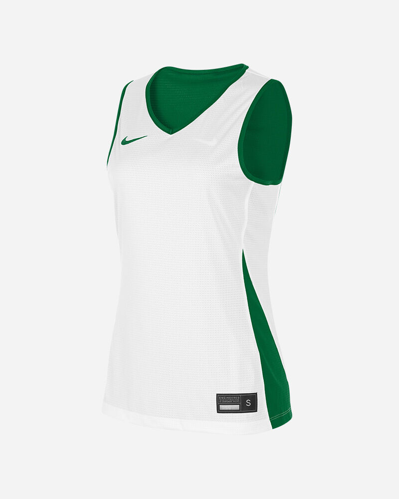 Nike Maglia da basket Team Verde e Bianco per Donne NT0213-302 L