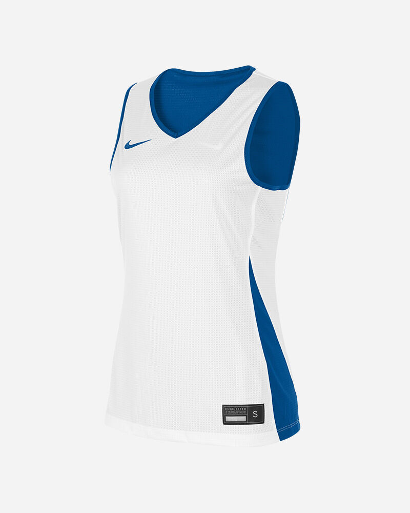 Nike Maglia da basket Team Blu Reale e Bianco Donne NT0213-463 S