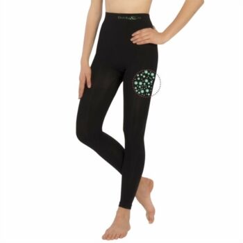 Body&Co Legging Sportivo Caffeina Nero Taglia L/XL